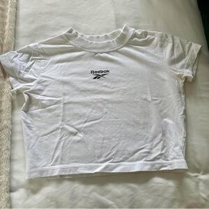 Reebok cropped t shirt